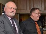 Rob Berry (left) is inducted to the Club by his sponsor, Past President Jeff Gyles, in March 2010